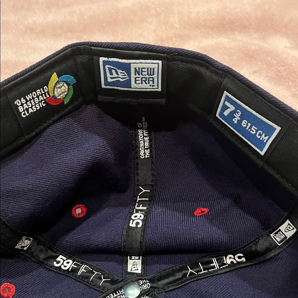 New Era World Baseball Classic Team Japan Navy 59FIFTY Cap - Size 7 3/4 - 2006 - Picture 3 of 5